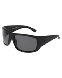 Dragon Vantage 2.0 H2O Sunglasses in Matte Black front view showing the lightweight floatable frame layout and premium glare-reducing LUMALENS Smoke Polarized lenses, sold by Point Break Cambridge local family surf shop at 63 Duke street.