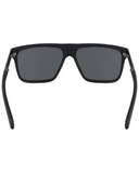 Dragon Vinyl Sunglasses in Matte Black back view showing the smooth interior frame architecture contour lines and heavy-duty five-barrel stainless steel hinge construction, sold by Point Break Cambridge local family surf shop at 63 Duke street.