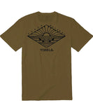 Vissla Ay Frame Organic Blend SS Tee - Dark Earth