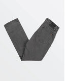 Volcom Men Solver Modern Fit Jeans Coated - Easy Enzyme Grey