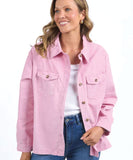 Elm Lucy Denim Jacket - Soft Pink
