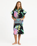 Roxy RG Stay Magical Printed Hooded Towel - Anthracite Aquarella Active RG