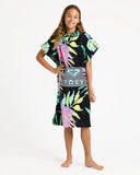 Roxy RG Stay Magical Printed Hooded Towel - Anthracite Aquarella Active RG