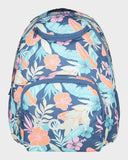 Roxy Shadow Swell Solid Backpack - Vintage Indigo Tropical Advent