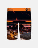 Ethika Boys Always Primal Staple underwear back view showing the full coverage stretch fabric paneling, sold by Point Break Cambridge local family surf shop at 63 Duke street.