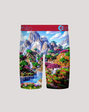 Ethika Boys Block Bound Staple underwear back view showing the seamless full coverage stretch panels, sold by Point Break Cambridge local family surf shop at 63 Duke street.