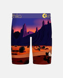 Close-up view of the comfortable thick elastic waistband on the Ethika youth stretch lifestyle briefs.