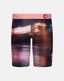 Back view of the comfortable thick elastic waistband on the Ethika youth stretch lifestyle briefs