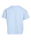 Back view of the youth Eve Girl Endless Summer t-shirt displaying the regular casual fit and crew neckline.