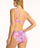 Sea Level Fiesta Mid Bikini Pant - Pink