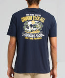 The Mad Hueys Caught Fk All SS Tee - Navy