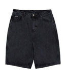 Santa Cruz Flaming Dice Dot Jean Short - Washed Black