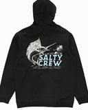 Salty Crew Sailfish Fleece Hood - Black
