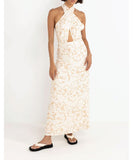 Rhythm Lulu Floral Maxi Dress - White