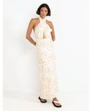 Rhythm Lulu Floral Maxi Dress - White
