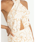 Rhythm Lulu Floral Maxi Dress - White