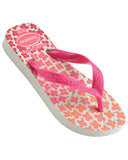 Havaianas Kids Flores - White/Pink Flux