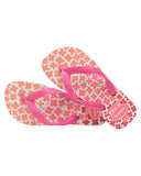 Havaianas Kids Flores - White/Pink Flux