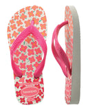 Havaianas Kids Flores - White/Pink Flux