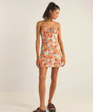 Rhythm Sierra Floral Mini Dress - Orange