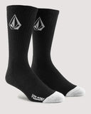 Volcom Full Stone Sock 9-12 3Pk - Black