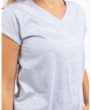 Foxwood Bodie Metallic Tee - Grey Marle