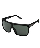 Spy Flynn Soft Matte Black Happy Lens Grey Green Sunglasses