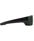 Spy Rebar ANSI Matte Black Happy Lens Gray Green Sunglasses