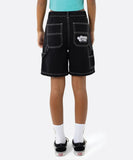 Santa Cruz Groovy Stack Carpenter Jean Shorts - Black