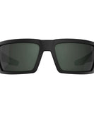 Spy Rebar SE ANSI Matte Black Happy Lens Gray Green Sunglasses