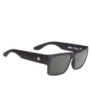 Spy Cyrus Soft Matte Black Happy Lens Grey Green Polarised Sunglasses