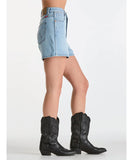 Wrangler Hi Bells Shorts - Blue Tour