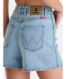 Wrangler Hi Bells Shorts - Blue Tour