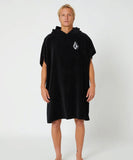 Volcom Stone Hooded Towel - Wht/Blk