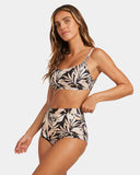 Billabong Drifting Coast MIA DD Uwire Bikini Top - Black Floral