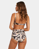 Billabong Drifting Coast MIA DD Uwire Bikini Top - Black Floral