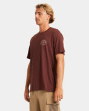 Billabong Mens Sierras A/Div T-Shirt - Wine