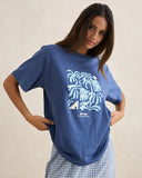 Rhythm Island Oversized Tee - Indigo