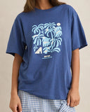 Rhythm Island Oversized Tee - Indigo