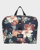 Roxy Womens Cute Plane Toiletry Bag - Almond Tropical Feels