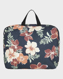 Roxy Womens Cute Plane Toiletry Bag - Almond Tropical Feels