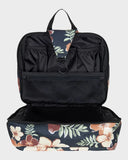 Roxy Womens Cute Plane Toiletry Bag - Almond Tropical Feels