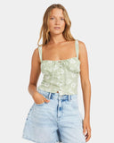 Roxy Womens Blossom Tank Top - Sage