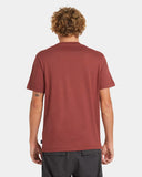 RVCA Mens Triptych T-Shirt - Red Earth