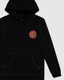 Santa Cruz Meek Scratched Slasher Boys Hoodie - Black