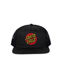 Santa Cruz Classic Dot Patch Trucker Cap - Black