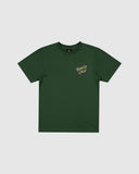 Santa Cruz Winkowski Dope Planet 2 Dot Boys Tee - Dark Green