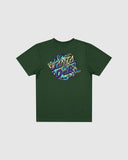 Santa Cruz Winkowski Dope Planet 2 Dot Boys Tee - Dark Green