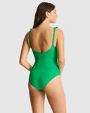 Sea Level Essentials Edit D/DD Cup Frill One Piece - Kelly Green