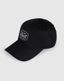 Unit Mens Headwear - Curve Peak Snapback - Mack - Black